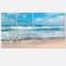 Designart - Indian Ocean Panoramic View - Extra Large Seashore Canvas Art